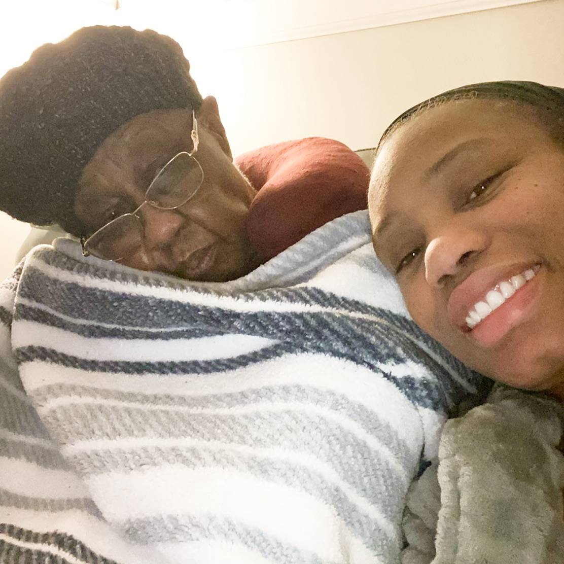 Lakeisha with her grandmother Bernice